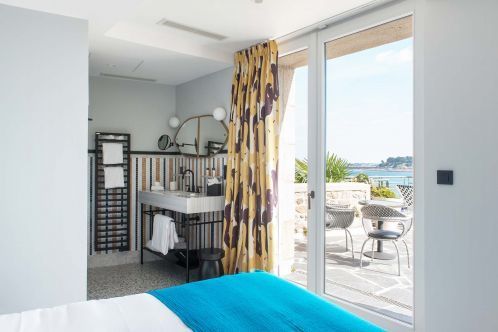 Hôtel Castelbrac - Chambre Prestige Terrasse Vue Mer